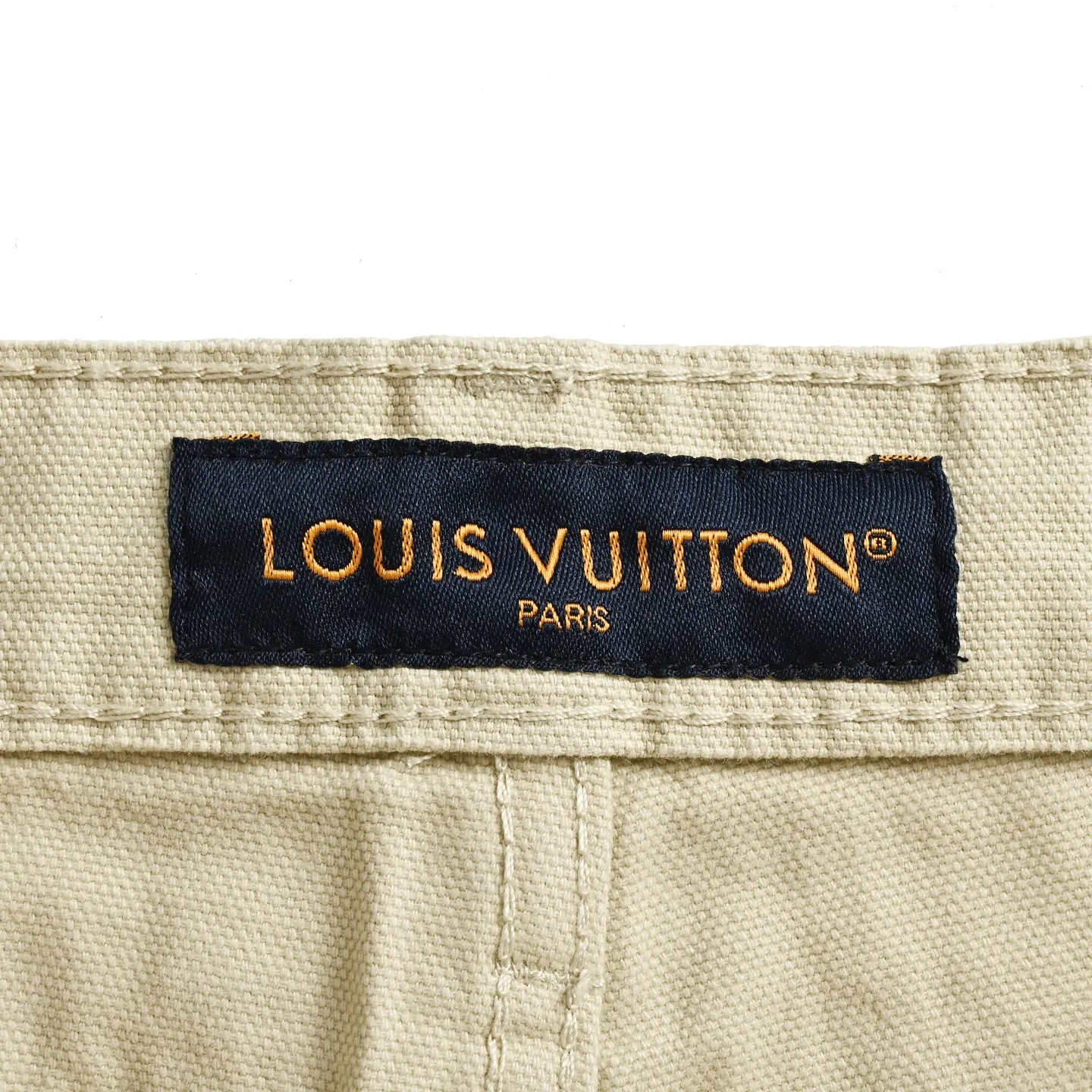 Louis Vuitton/Louis Vuitton Monogram signature jeans with front and back embroidery